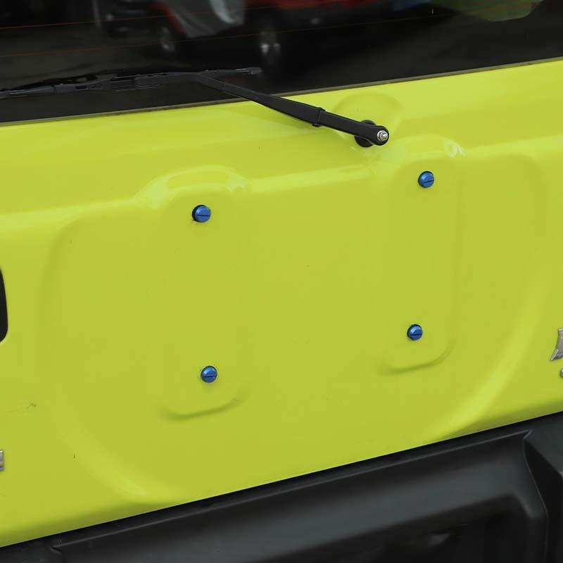 Декоративные винты с отверстиями для кронштейна запасного колеса автомобиля для Suzuki Jimny 2007 года и новее, аксессуары для интерьера