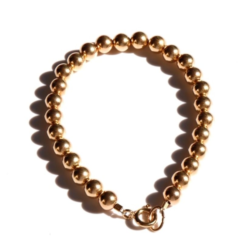 BONBEAU 6mm silverball Layered Bracelet Layered bold silverball bracelet 6mm
