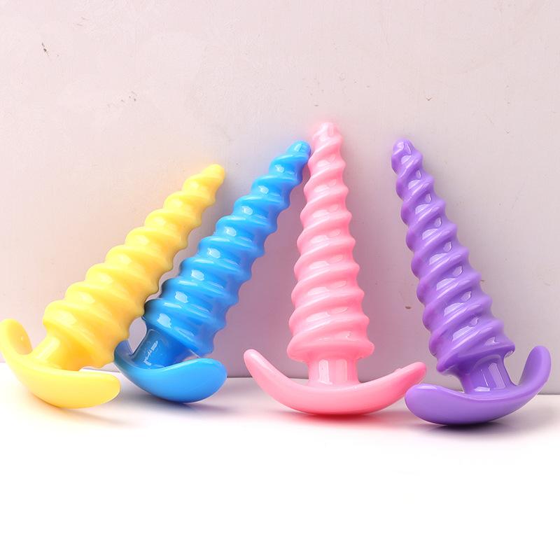 Анальная пробка с винтовой резьбой, эротическая анальная пробка, секс-игрушки для взрослых, анальный расширитель для женщин и мужчин