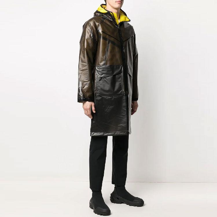 Nike Colorblock Hooded Down Jacket Men's Black CU3770-010