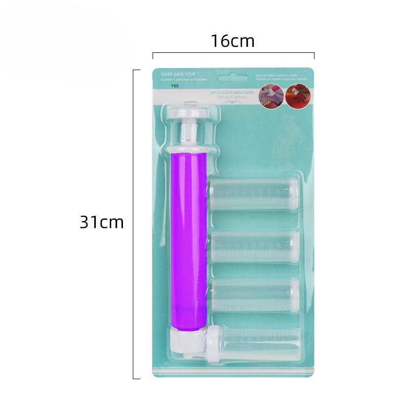 Manual Cake Spray Gun Cake Coloring Powder Sprayer Baking Decoration Tool Cake Spray Cylinder