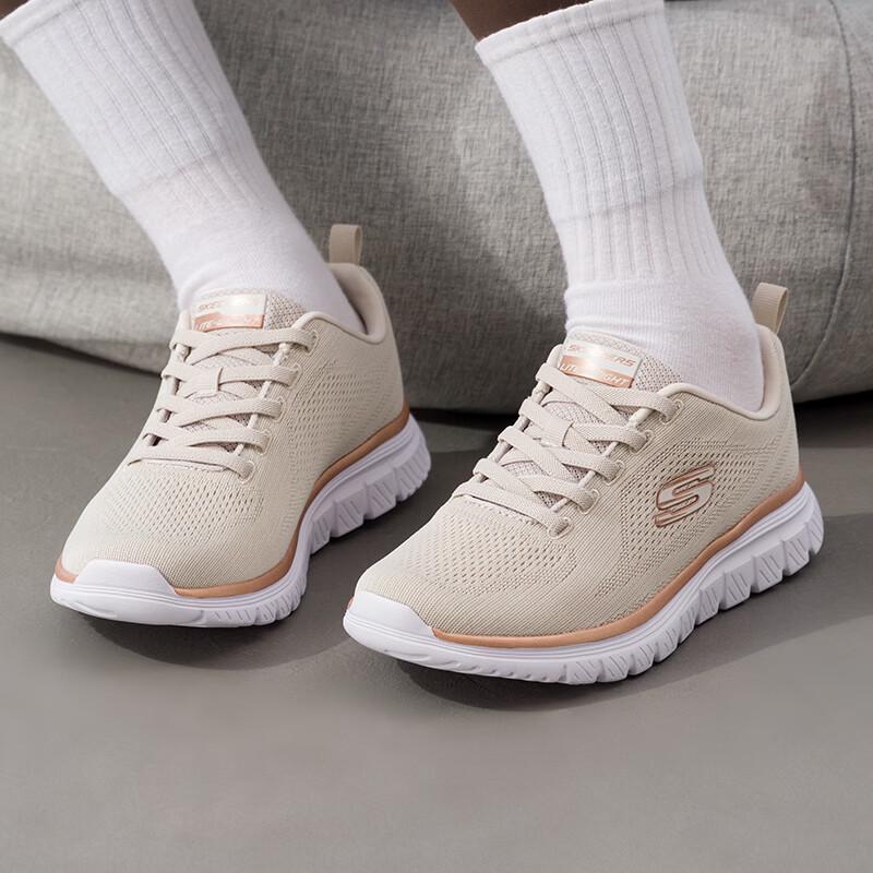 Skechers Женские кроссовки для бега 898024-NAT на все сезоны, для образа жизни