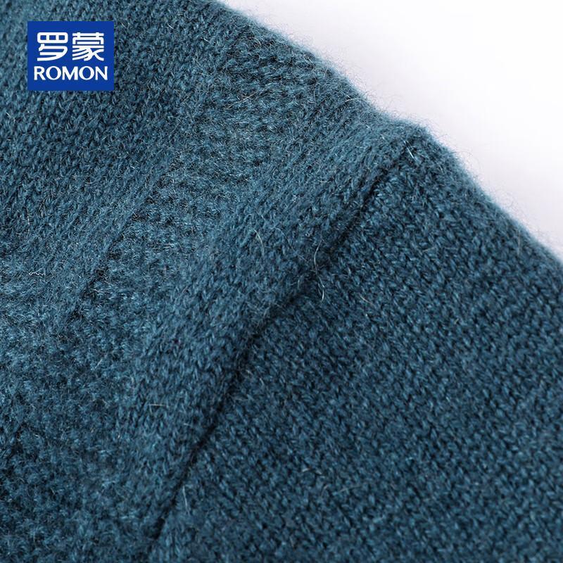ROMON Мужской пуловер из 100% кашемира на молнии до середины