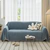 Simple Style Chenille Sofa Towel with Tassels Edge Sofa Cover Blanket Home Decoration Leisure Relax Beach Towel