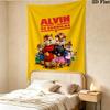 Alvin Chipmunks Wall Tapestry Aesthetic Wall Hanging Printed Fabric Blanket Decorative Tapestries For Bedroom Living Room Home Decor