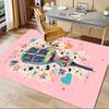 Office Carpet Chair Mat: Colorful Microphone Design, Perfect for Home Decor and Gift Ideas Suitable for Bedrooms, Living Rooms, and Various Rooms