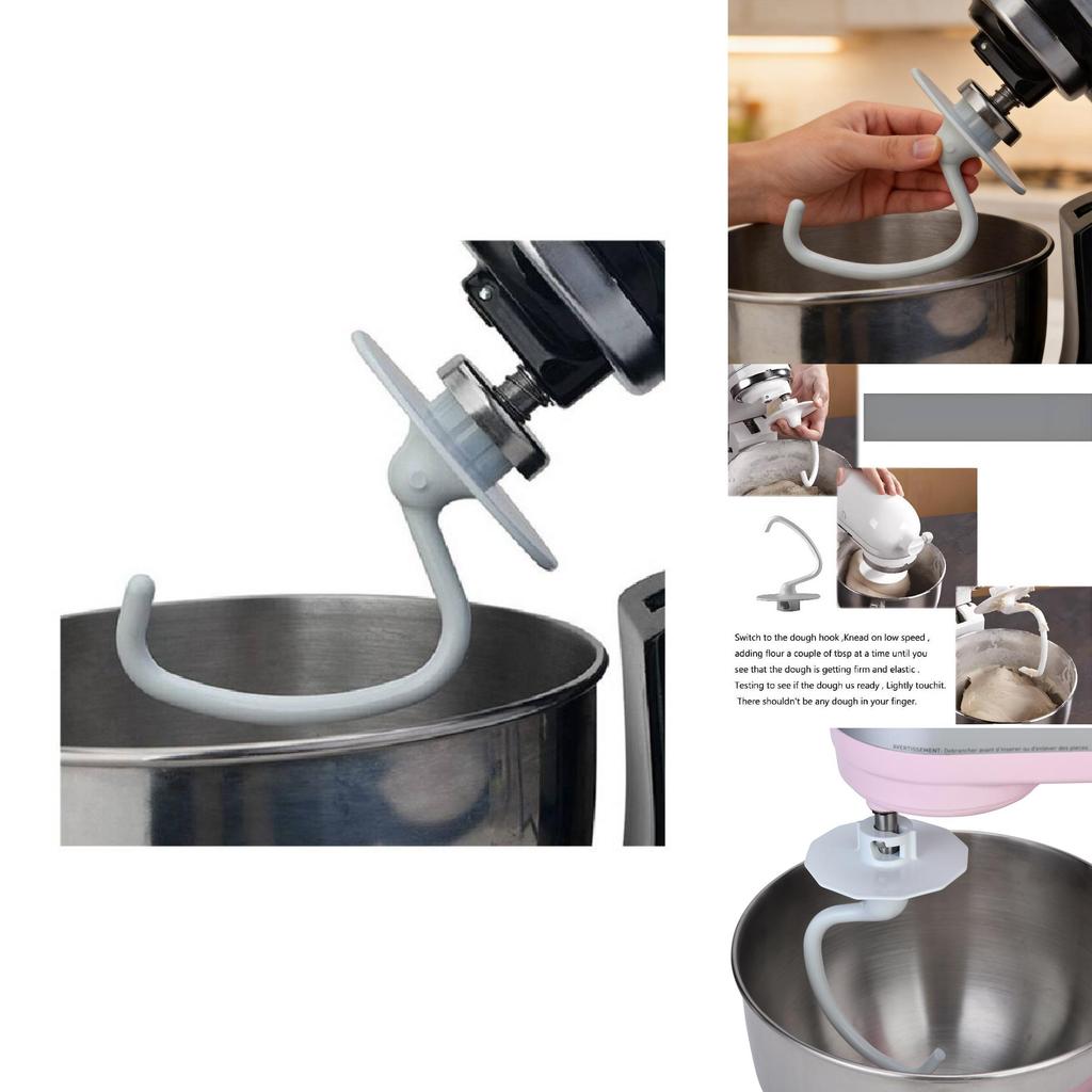Крюк для теста Kitchenaid с алюминиевым покрытием для моделей K45dh, KSM90, K45