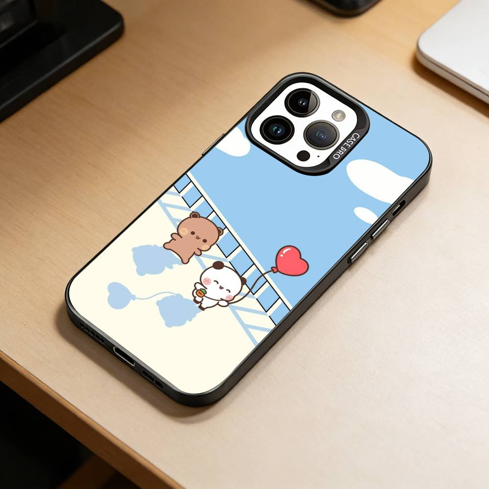 Милый Чехол для Телефона BuBu-DuDu Du Для iPhone 17,16,15,14,13,12,11 Plus,Pro Max,XS,Цветной Серебристый Черный Чехол
