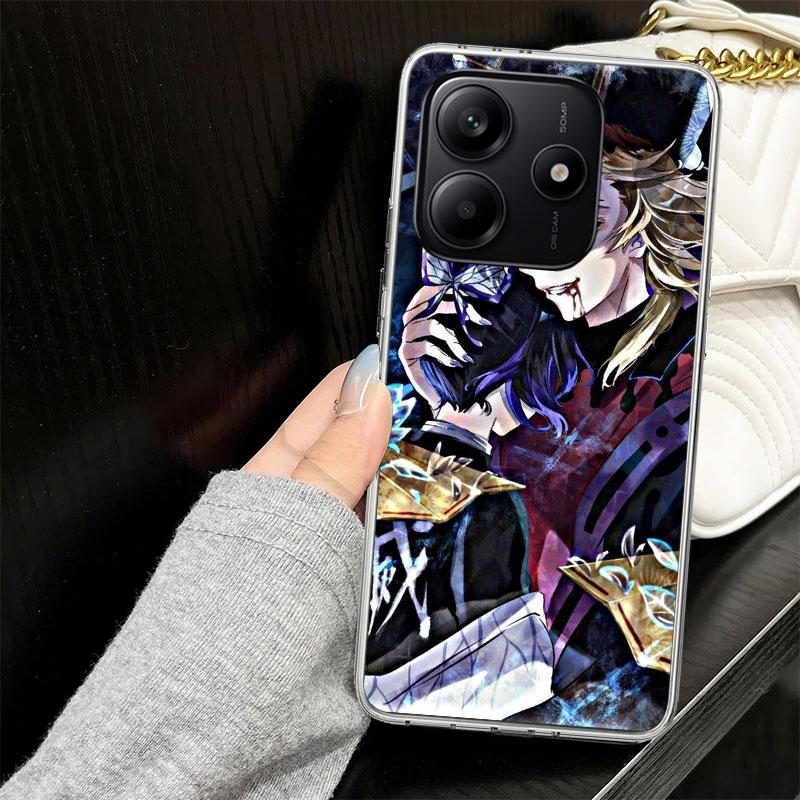Demon Slayer Douma Case for Xiaomi Redmi Note 14 13 12 11 Pro Plus Phone Cover 14S 12S 11S 11E 11T 10S 10 9S 9 Silicone Funda