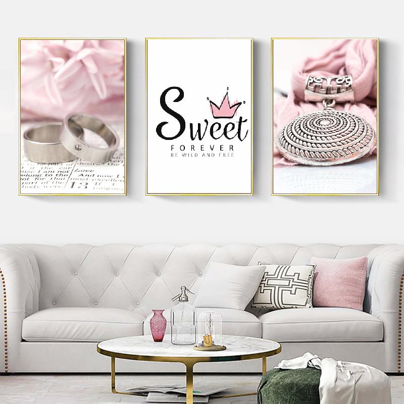 Скандинавский розовый цветок Парижская башня Роза девушка кольцо велосипед плакат и принты настенная живопись на холсте настенная картина для декора гостиной