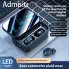 Новые Bluetooth-наушники с ультрадолгим сроком службы, мощные внутриканальные наушники с цифровым дисплеем и перезаряжаемым экраном 5.3