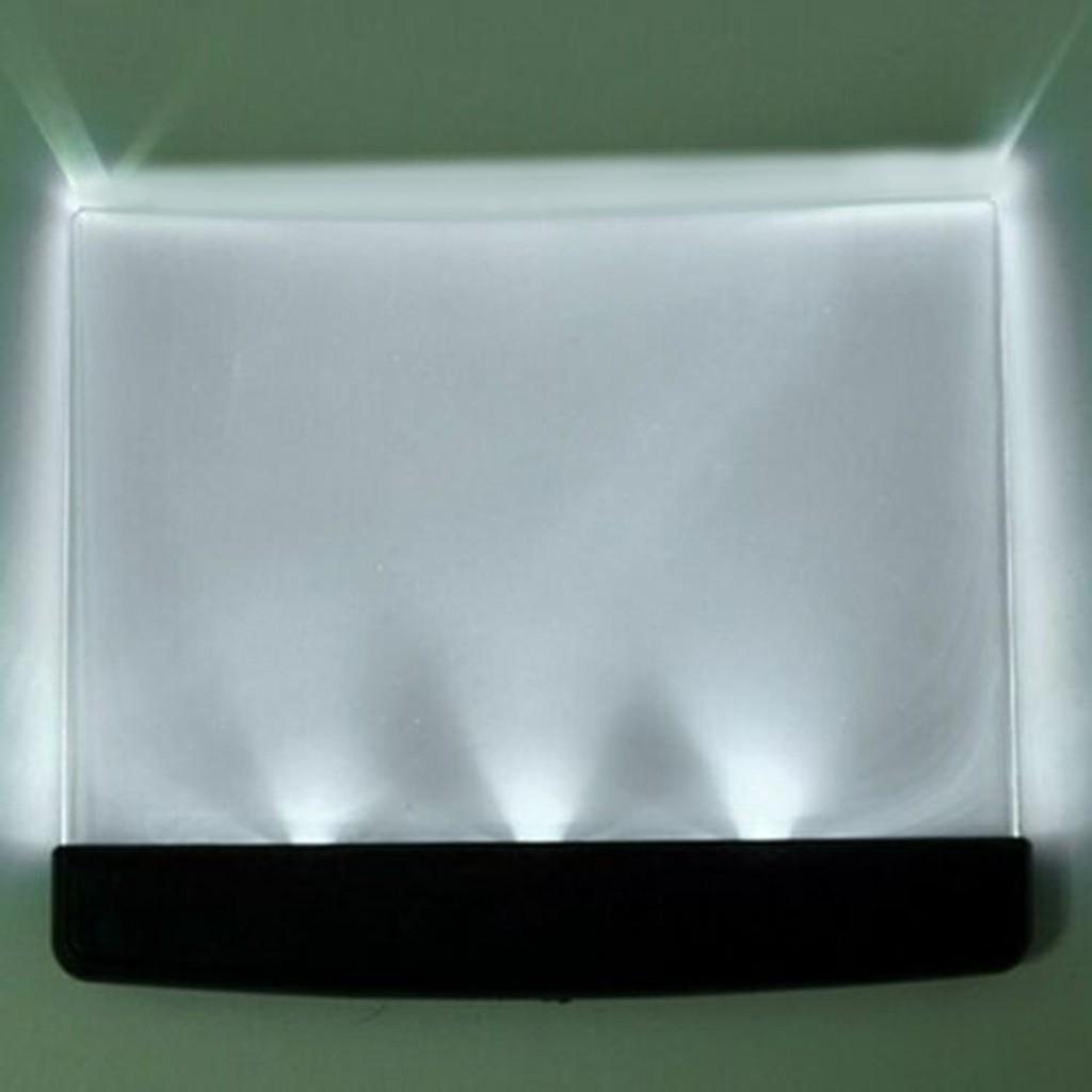 LED Light Wedge Eyes Protect Panel Book Reading Lamp Paperback Night Vision