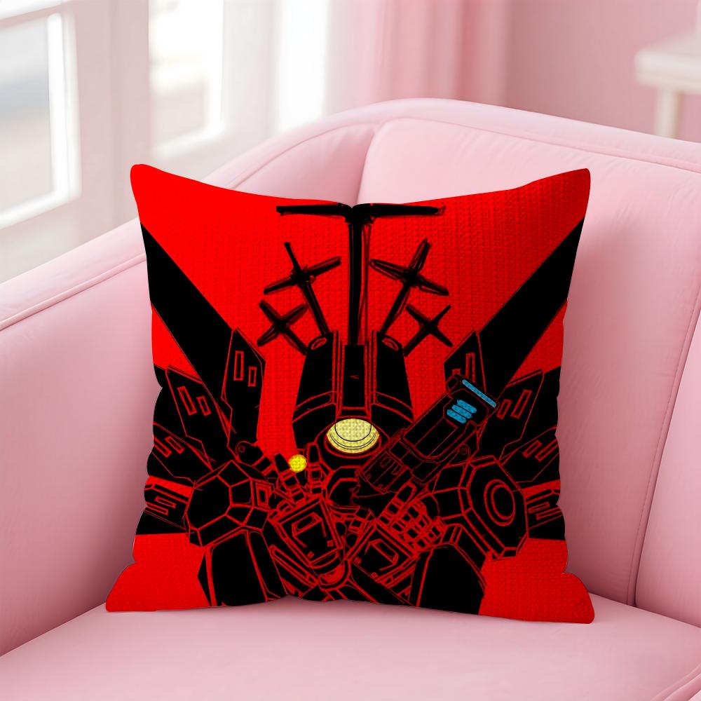 Game UUltrakill Cushion Cover Natural Linen Pillow Case DoubleSided Print Decorative Sofa Pillowcase Home Decor Gift