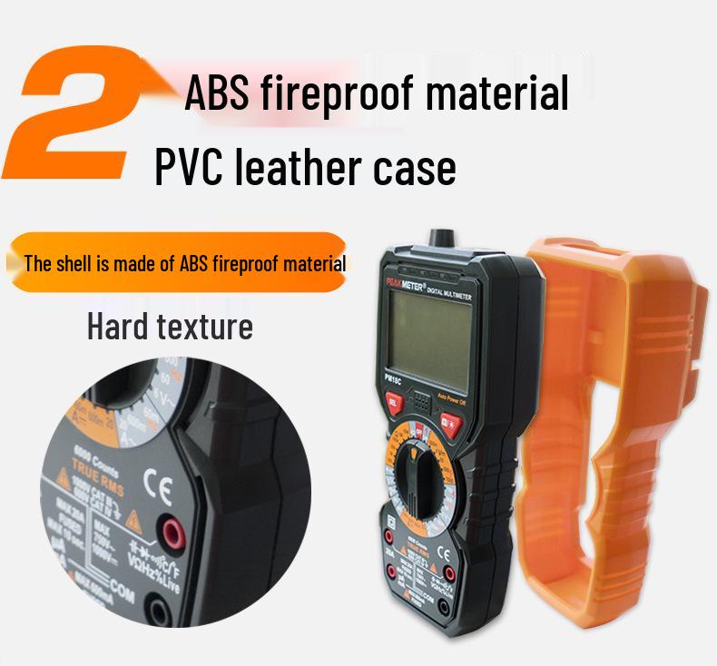 Huayi PM18C Высокоточный цифровой мультиметр с интеллектуальной защитой от перегрузки и измерителем емкости для электриков