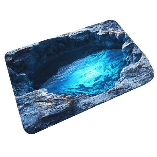 3D Визуальная Яма Ковер Оптическая Иллюзия Напольный Коврик Реалистичный Рисунок Ямы Придверный Коврик Тест И Игра