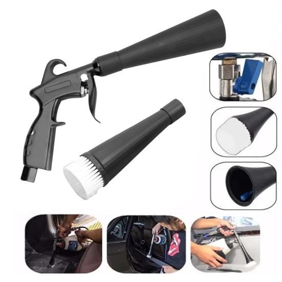 Машина для мойки автомобилей Воздуходувка высокого давления с щеткой-соединителем Воздуходувка Инструменты для детейлинга автомобиля