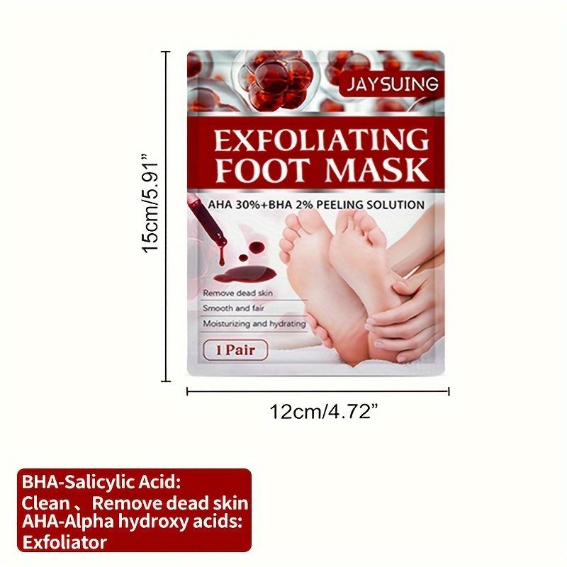 3 пары AHA 30% + BHA 2% Peeling Solution Foot Mask, увлажняющая маска для ног, делает ноги гладкими и мягкими