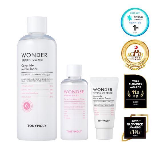Tony Moly Wonder Ceramide Mochi Toner 500 мл Акция (+100мл + 30мл Крем)