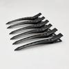 Black Studio Makeup Artist Hair Styling Duckbill Clip for Partition and Positioning