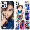Чехол для телефона ChunLi S-Street F-FighterS для Iphone 17 Air 16 15 Plus 14 13 Mini 12 11 Pro Max 16E 7 8 SE 2020 Мягкий Funda Принт Она