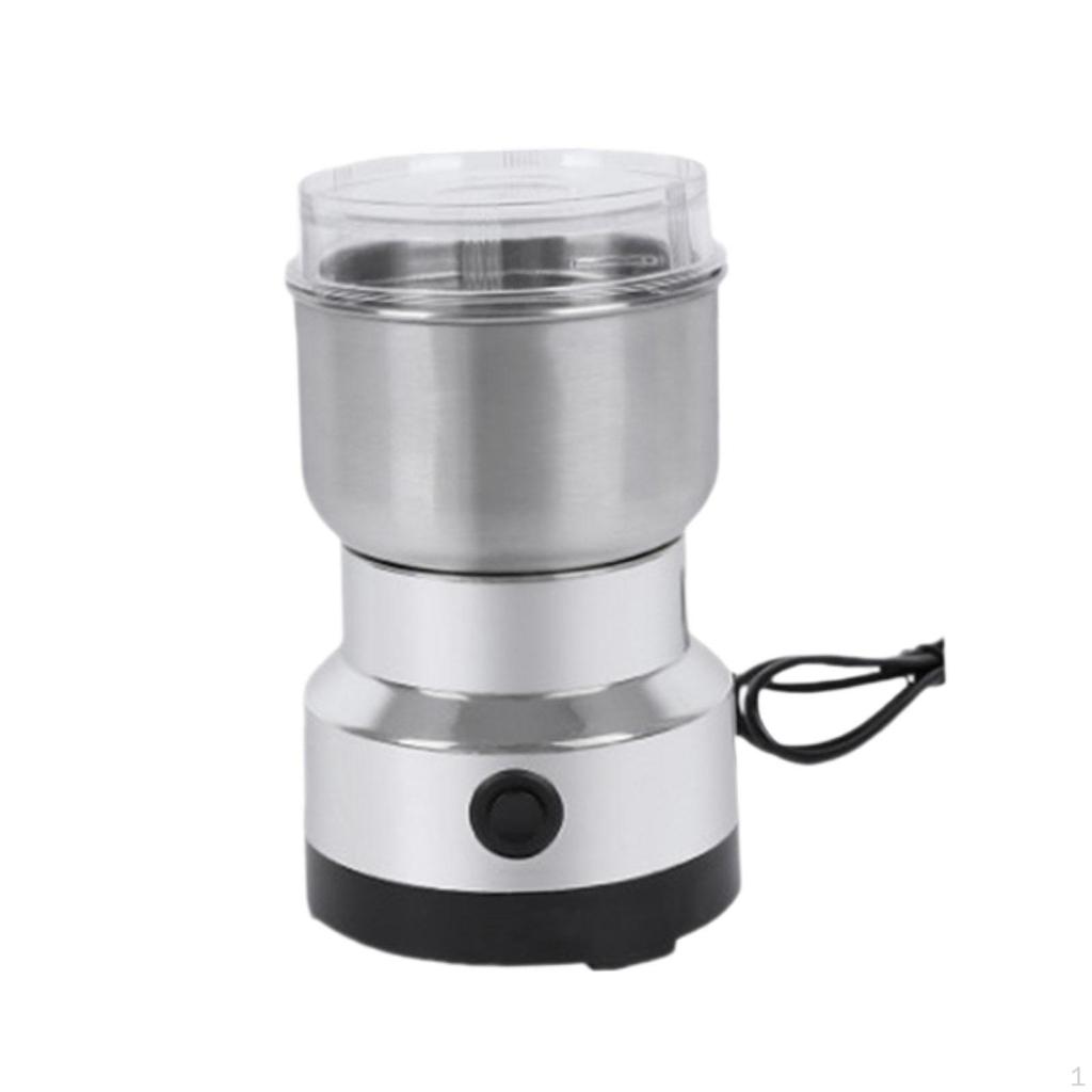 Coffee Bean Grinder Food Processer Grinders Mills for Shop Outdoor Home 2 Blades