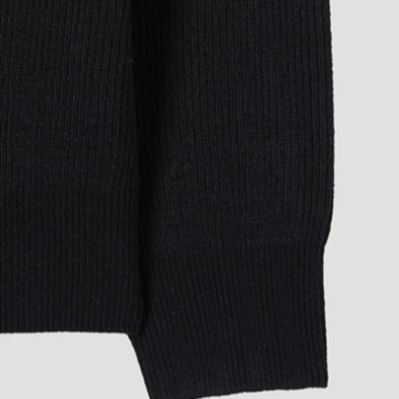  She S miSS ребристый V-образный вырез SSkpop12040 Bk