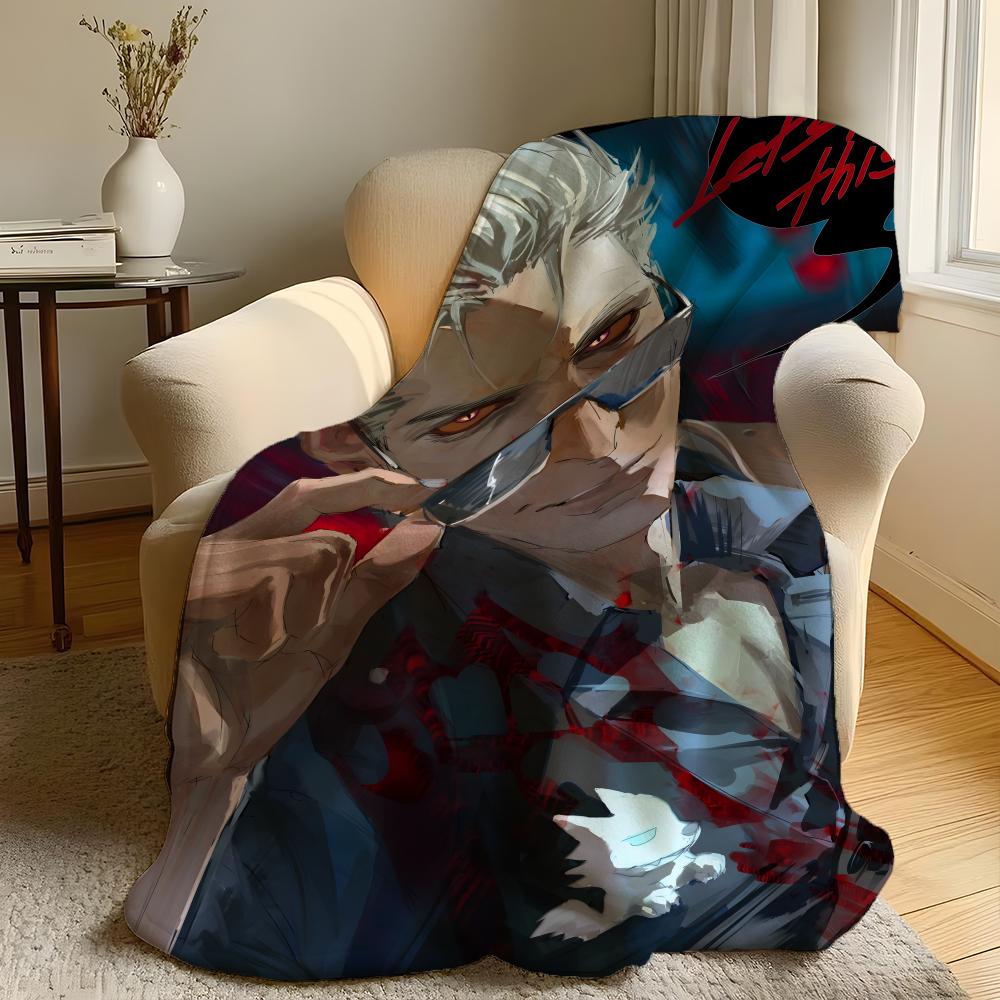 Game R-Resident Evil Throw Flannel Throw Blanket,Bed Home Office Nap Blanket Travel,Camping,Picnic Blanket Soft Decor