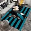 San Sharks Pattern Area Rug Suitable for Indoor And Outdoor,Carpets for Kitchens, Homes, Offices, Living Rooms,Home Decor,Christmas Gift