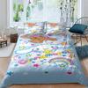 Cinnamoroll patterned soft and comfortable duvet cover, children's bedding set, available in king, large, single and double size