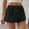 Women's Summer Drawstring Elastic Waist Casual Sports Shorts