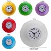 Multi-purpose Waterproof Bathroom Suction Cup Clock Simple Design Stable Shower Wall Clocks Anti-Fog Mirror Sucker Clock Kitchen