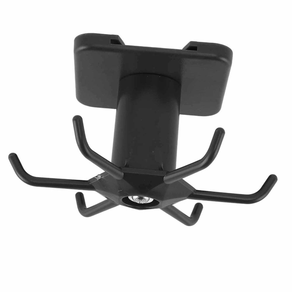 3pcs Strong Bearing Kitchen Utensil Hooks 360 Degree Rotation Adhesive Hanging Rack For Kitchen