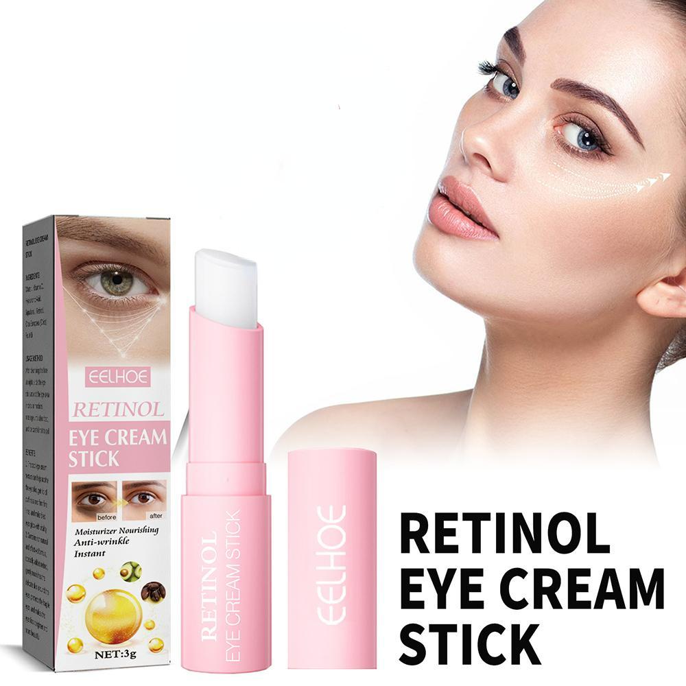 Anti-wrinkle Eye Cream Stick Retinol Anti Puffiness Remove Dark Circles Eye Cream Fade Fine Lines Moisturizing Skin Care