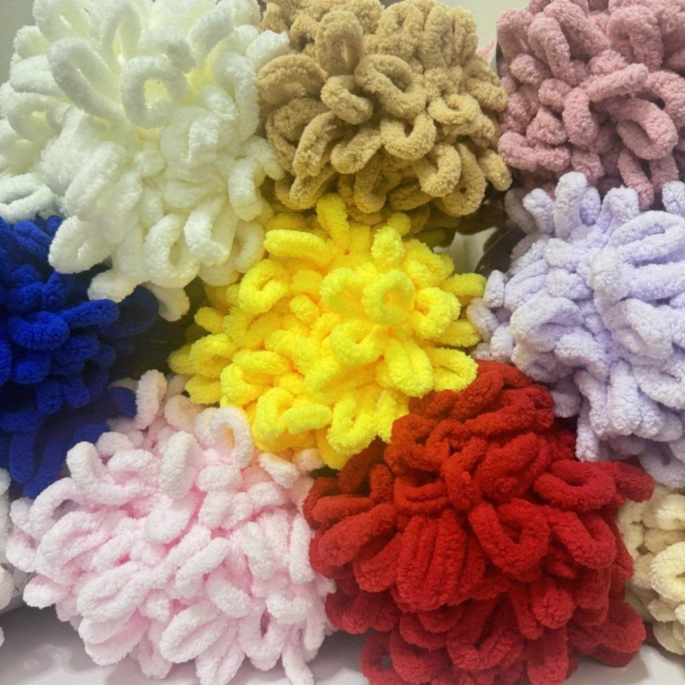 2pcs Thick Chunky Yarn Hand-Woven Bulky Yarn for DIY Crafts Scarves Cushions and Throw Pillows