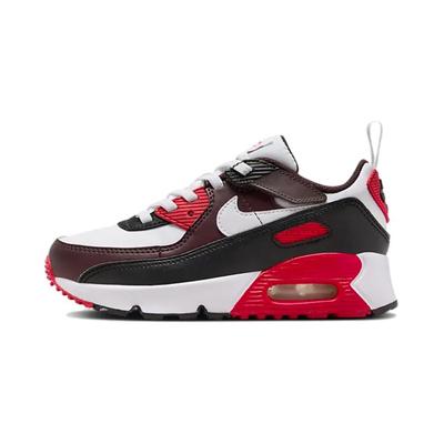 Air Max 90 EasyOn PS бордовые Crush University красные детские кроссовки черные белые HF6357-600