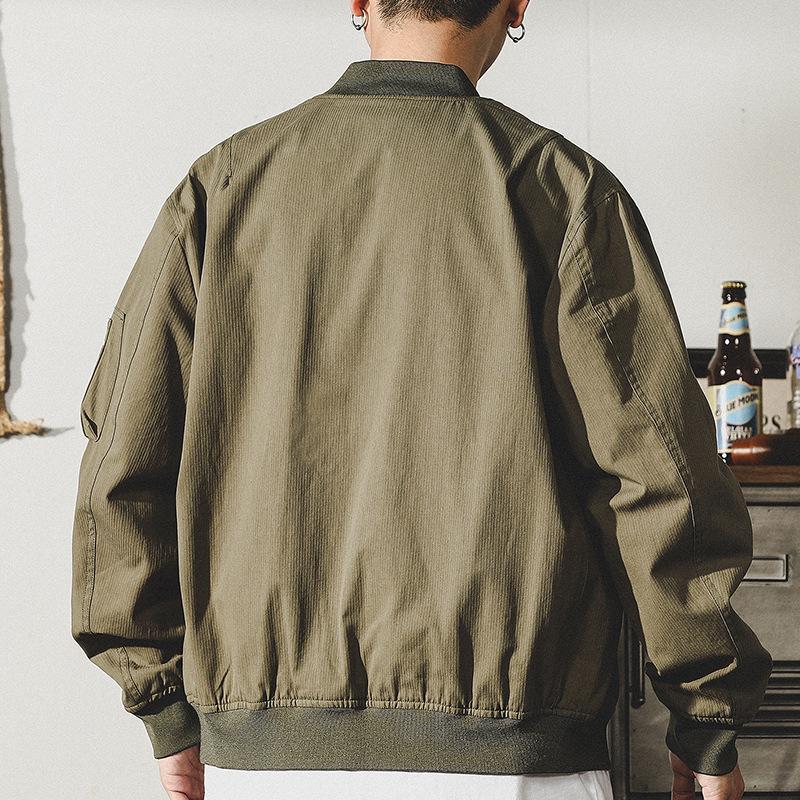 Jay Leno American Tooling Vintage Classic Detroit Jacket Men's Short Stand-Up Collar Pilot Jacket Men's