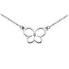 [L0166] - Silver 'Butterfly' Necklace