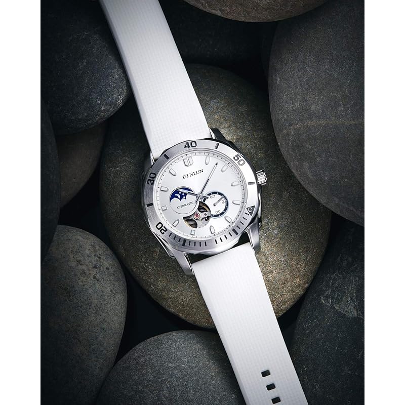 [BINLUN] ремешок для часов из силиконовой резины, ремешок для часов 18 мм, 19 мм, 20 мм, 21 мм, 22 мм, 24 мм, резиновый ремешок для смарт-часов, быстросъемный, для замены, для занятий спортом