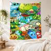 Plants Vs Zombies Aesthetic Tapestry Handmade Look Ideal For Bedroom Reading Corner Dorm Wall All Season Exotic Pattern Gift For Birthday