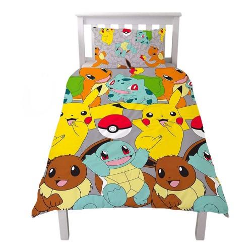 Pokemon Repeat Print Reversible Duvet Set