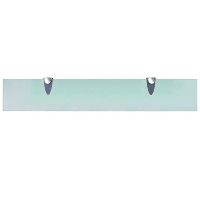 VidaXL Wall Shelves 2 Pcs Glass 60x10 Cm 8 Mm