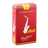 Van Doren Alto Saxophone Reed JAVA FILED RED CUT Hardness: 3 (10 Pieces)