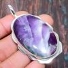 Charming Chevron Amethyst Gemstone Handmade 925 Sterling Silver Jewelry Pendant
