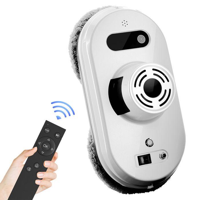 Window Cleaning Robot With Remote Control, Automatic Electric Window Cleaner, 6000Pa Vacuum, For Windows