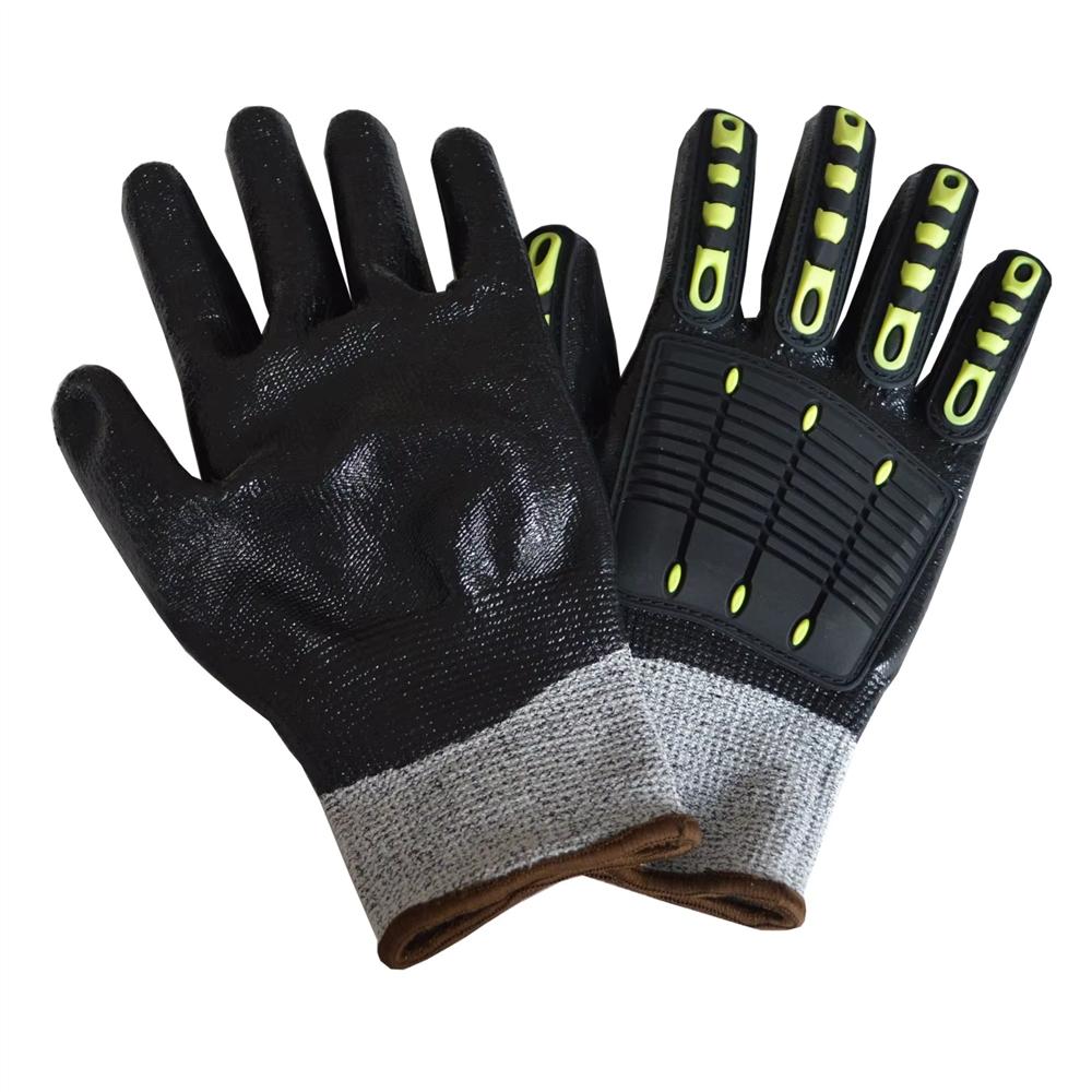 TPR Gloves Level 5 Cut Resistant Safety Anti-slip Impact Resistant Work Durable Breathable