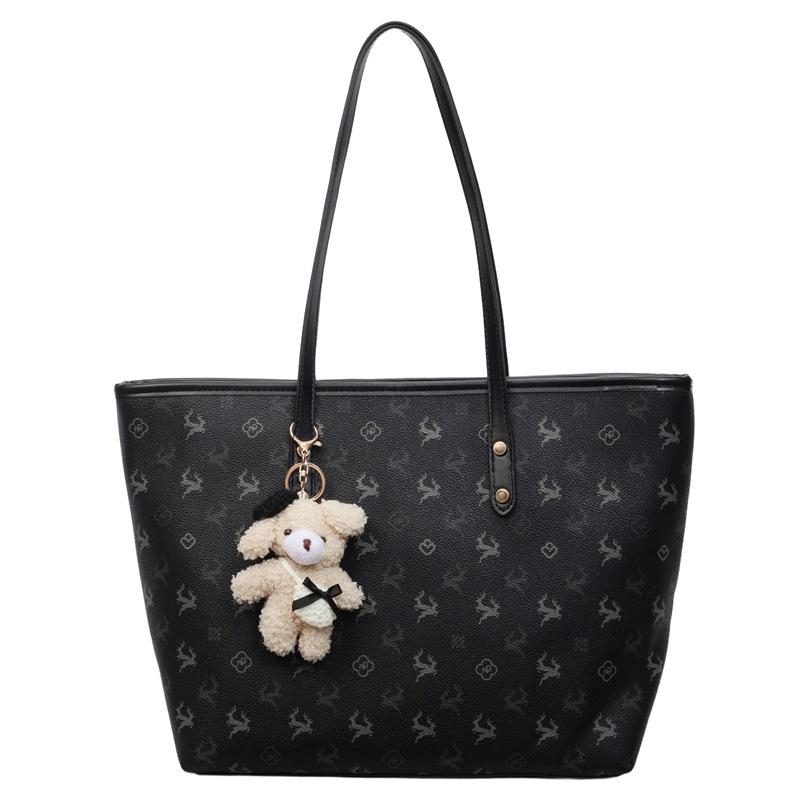 Модная сумка большой вместимости женская 2025 новая универсальная сумка через плечо для поездок на работу, высококлассная сумка-тоут для выхода в свет