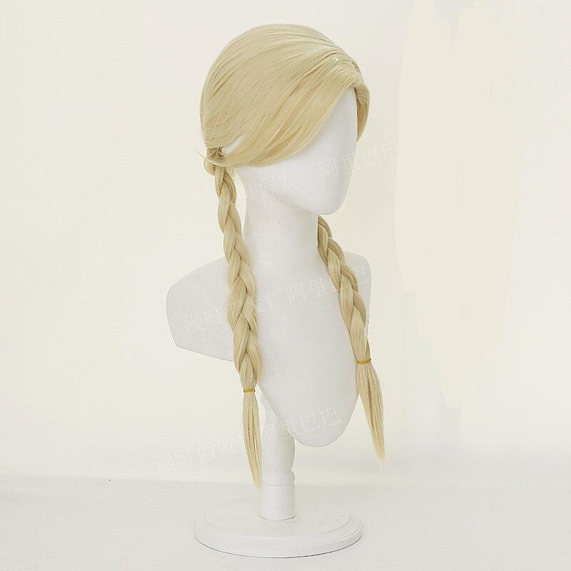 Аниме Токио Мстители Haitani Rindo Косплэй парик Tenjiku Rokuhara Tandai 68 см двойная коса для женщин и девочек