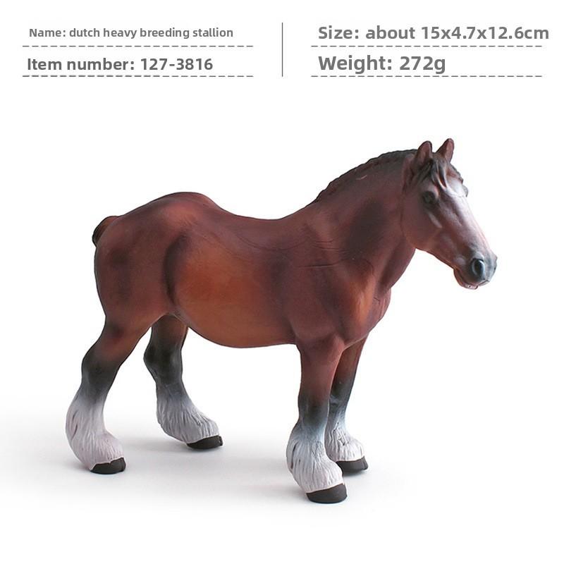 Childrens Pvc Wildlife Horse Figurine With Authentic Design For Playroom Decor