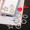 Geometric Scarf Ring Shawl Clip Corner Knotted Buttons Brooch Scarf Buckle Clothes Waist Buckle