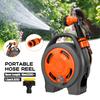 New Retractable Portable Water Hose Reel with Water Spray Gun High Pressure Water Spray Agricultural Home Garden Storage Suit Cart Car Wash Hose